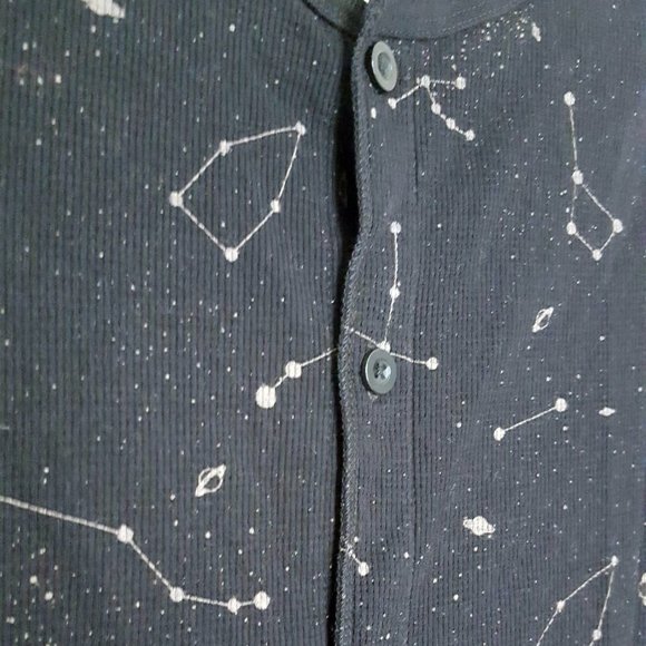 Black Starry Women's Pajama Onesie - Picture 3 of 5